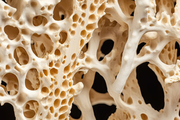 Osteoporosis, bone structure, Generative AI - obrazy, fototapety, plakaty