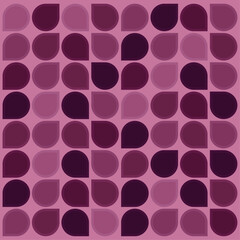 Abstract circle shape pink pattern concept vector template