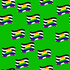 Straight Allies pride flag. LGBT community flag