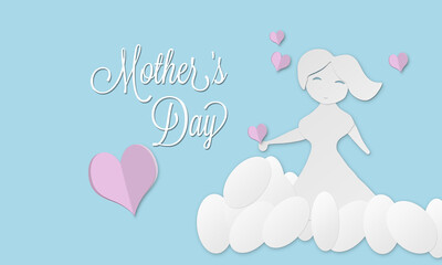 Ilustração em homenagem ao dia das mães