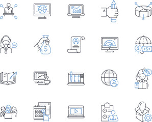 Diversity and inclusion line icons collection. Equality, Acceptance, Respect, Differences, Multiculturalism, Harmony, Empowerment vector and linear illustration. Tolerance,Insights,Open-minded outline