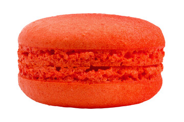 macaroons isolated on white background, full depth of field