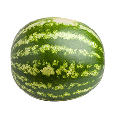 Watermelon isolated on white background, full depth of field