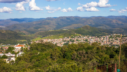 Fototapeta na wymiar Partial view of Nova Lima