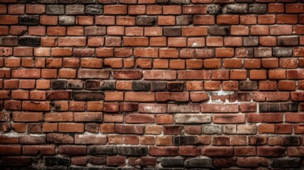 the old red brick wall