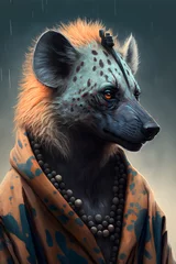 Foto op Plexiglas hyena in coat © Vagner