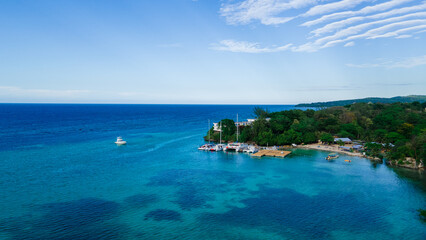 Fototapeta premium Caribbean sea