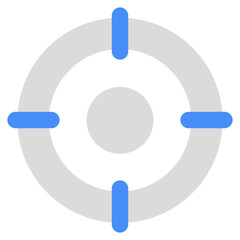 A perfect design icon of crosshair