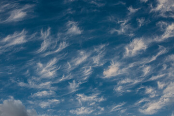 clouds in windy weather