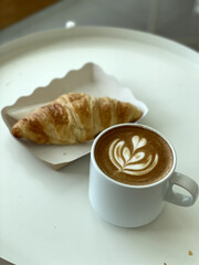 coffee and croissant