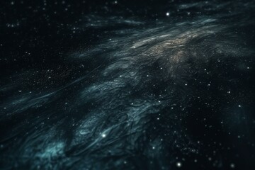 Fototapeta na wymiar Space, Close-up image of the starry night sky with Generative AI