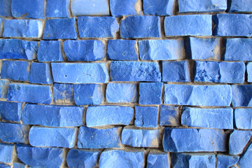 Beautiful brick with blue classic color.