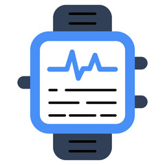 Modern design icon of fitness tracker