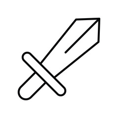 Fototapeta premium Sword icons Stock illustration.