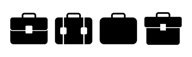 Briefcase icon vector illustration. suitcase sign and symbol. luggage symbol.