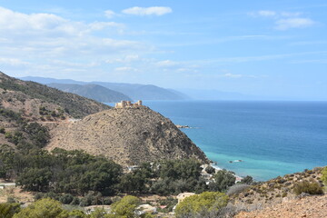 Fototapeta na wymiar North coast of Morocco, Torres de Alcala