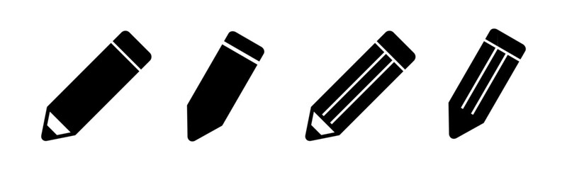 Pencil icon vector illustration. pen sign and symbol. edit icon vector