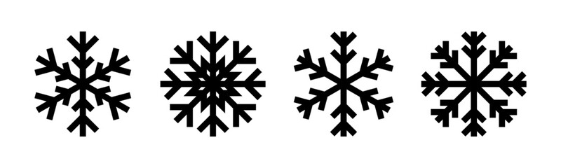 Snow icon vector illustration. snowflake sign and symbol