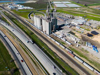 Aerials of industrial facilities