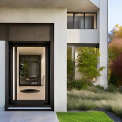 House entry with Glass door292, Generative AI