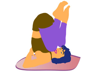 The most beautiful contraction and pressure exercises on the shoulder blades