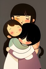 Obraz premium mother and child