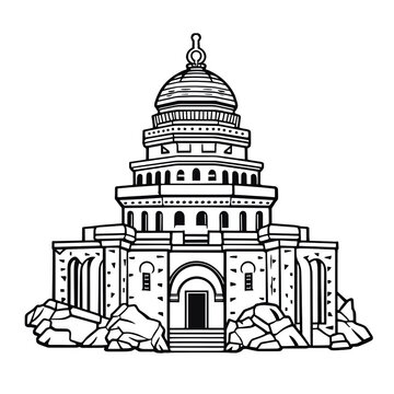 recommend clip art: Clipart of a Temple
