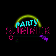 banner summer party
