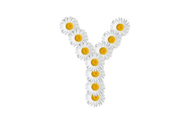 floral alphabet letter a