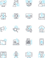 Idea Nurseries linear icons set. Incubator, Brainstorm, Fertile, Cultivate, Innovate, Hatchery, Invent line vector and concept signs. Develop,Brainchild,Creative outline illustrations