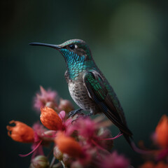 Hummingbirds are small, colorful birds known for their ability to hover in mid-air by rapidly flapping their wings. They are found in the Americas