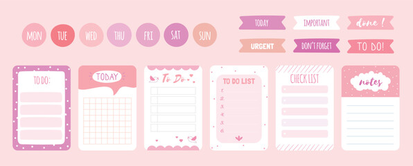 Monday to Sunday Sticker.