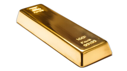 gold bars isolated