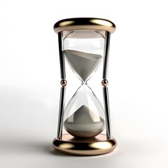 hourglass isolated on white