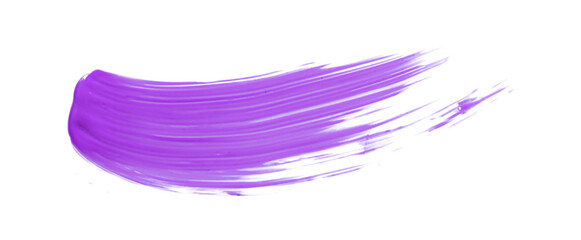 Shiny purple brush isolated on transparent background. purple watercolor png