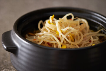 Bean sprouts soup, Korean traditional food