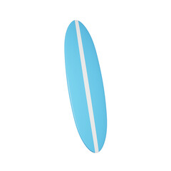 Surfboard 3D icon.