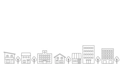 街並みのイラスト