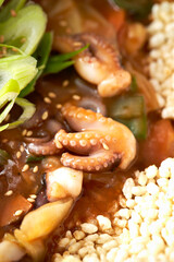 Scorched Rice Soup with Seafood