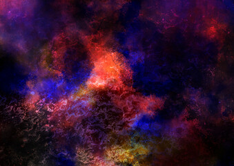 赤黒い不気味な背景