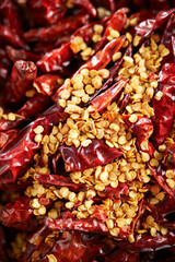 Vietnamese dried chilli, dried red chili peppers	