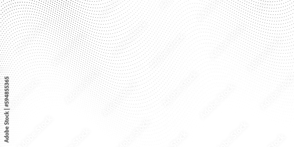 Poster halftone wave lines background. abstract dotted stripes texture. warped and curved lines wallpaper. 