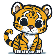 Fototapeta na wymiar Tiger vector illustration