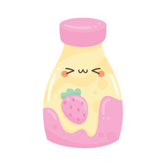 Fruit kawaii drink bottle