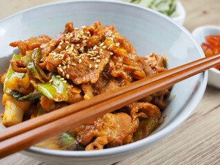 한국음식 제육볶음, 요리, 반찬