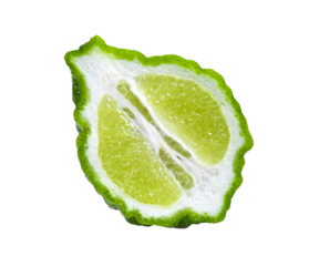 bergamot slice on transparent png
