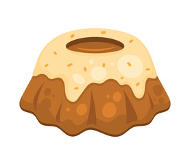 Chocolate flan design