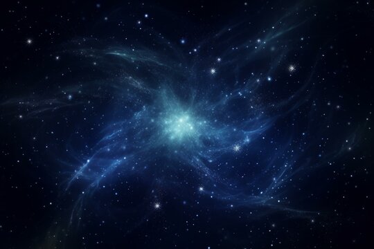the star night sky, abstract cosmic background. Generative AI