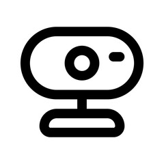 webcam glyph icon