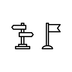 Outdoor icon vector illustration logo template for many purpose. Isolated on white background.